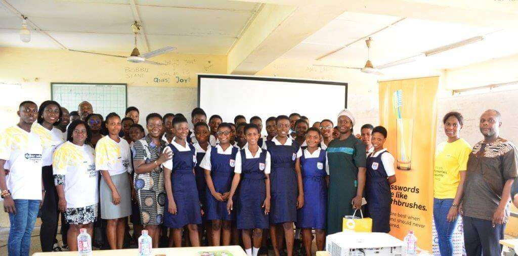 MTN Ghana commemorates Africa Safer Internet Day with Students of Osu Presbyterian Senior High School