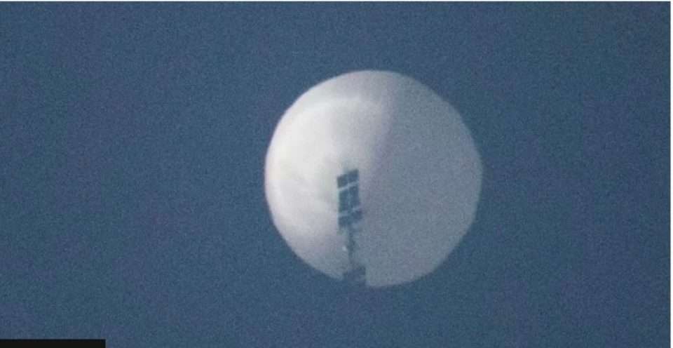 Suspected Chinese surveillance balloon spotted in the US Skyline