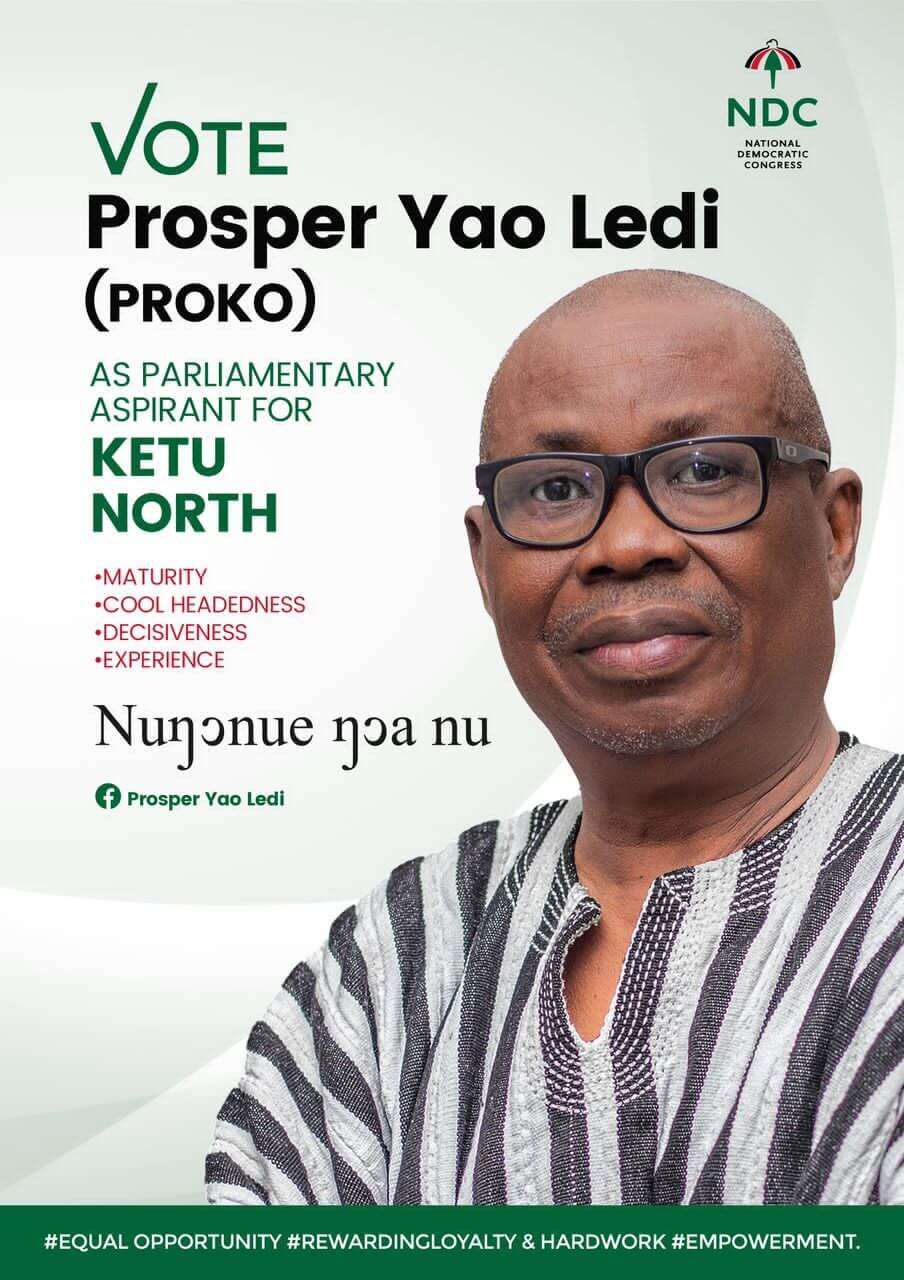 Ketu North: NDC Parliamentary Aspirant promises equal opportunities for all