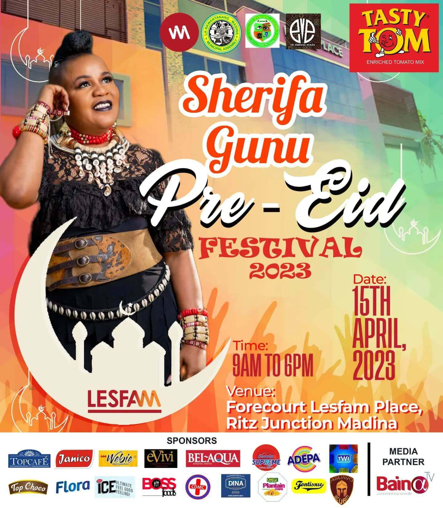 Sherifa Gunu Headlines Lesfam Tasty Tom Pre-Eid Festival 2023