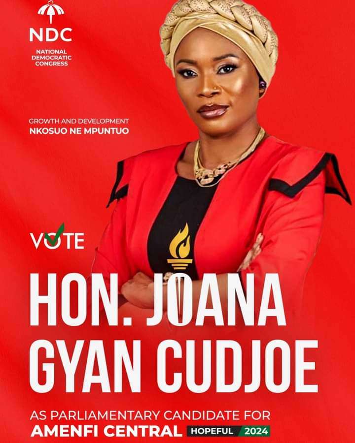 Amenfi Central: Keche’s Wife Joana Gyan Cudjoe ‘disqualified’ from NDC Parliamentary Primaries