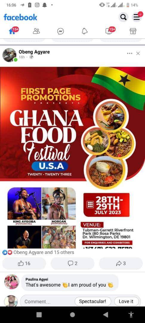King Ayisoba gears Up for Ghana Food Festival in USA