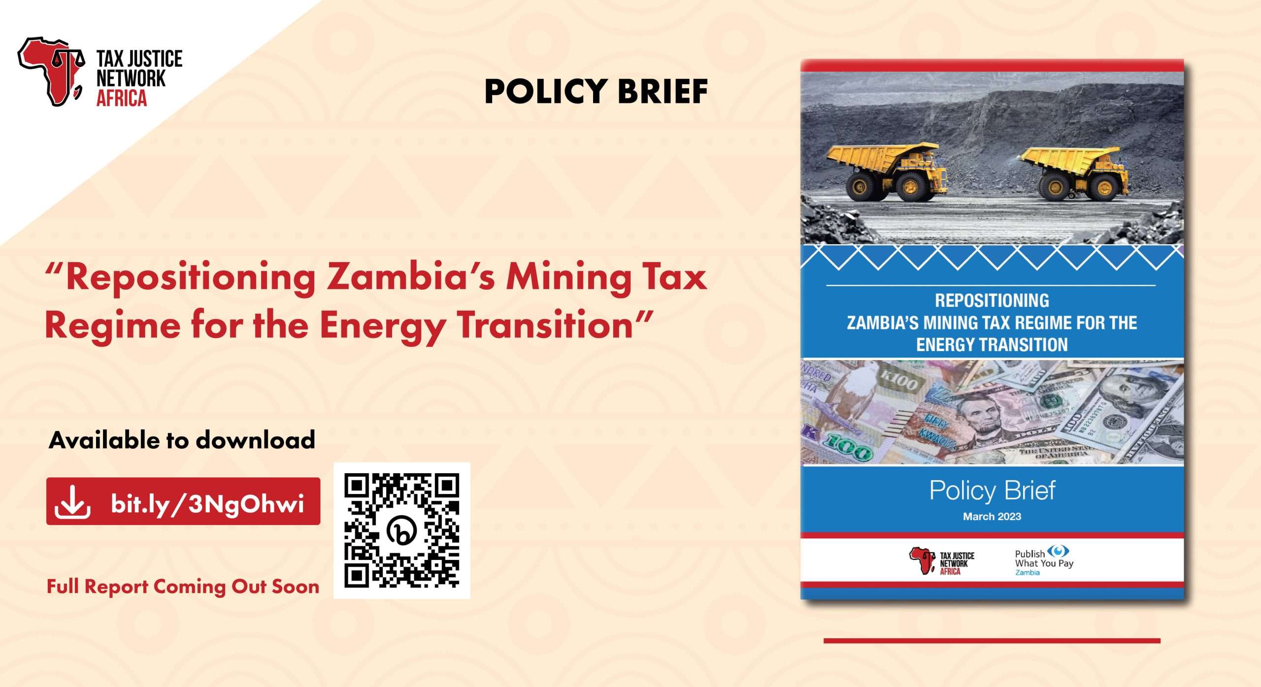 Report: Repositioning Zambia’s Mining Tax Regime for The Energy Transition