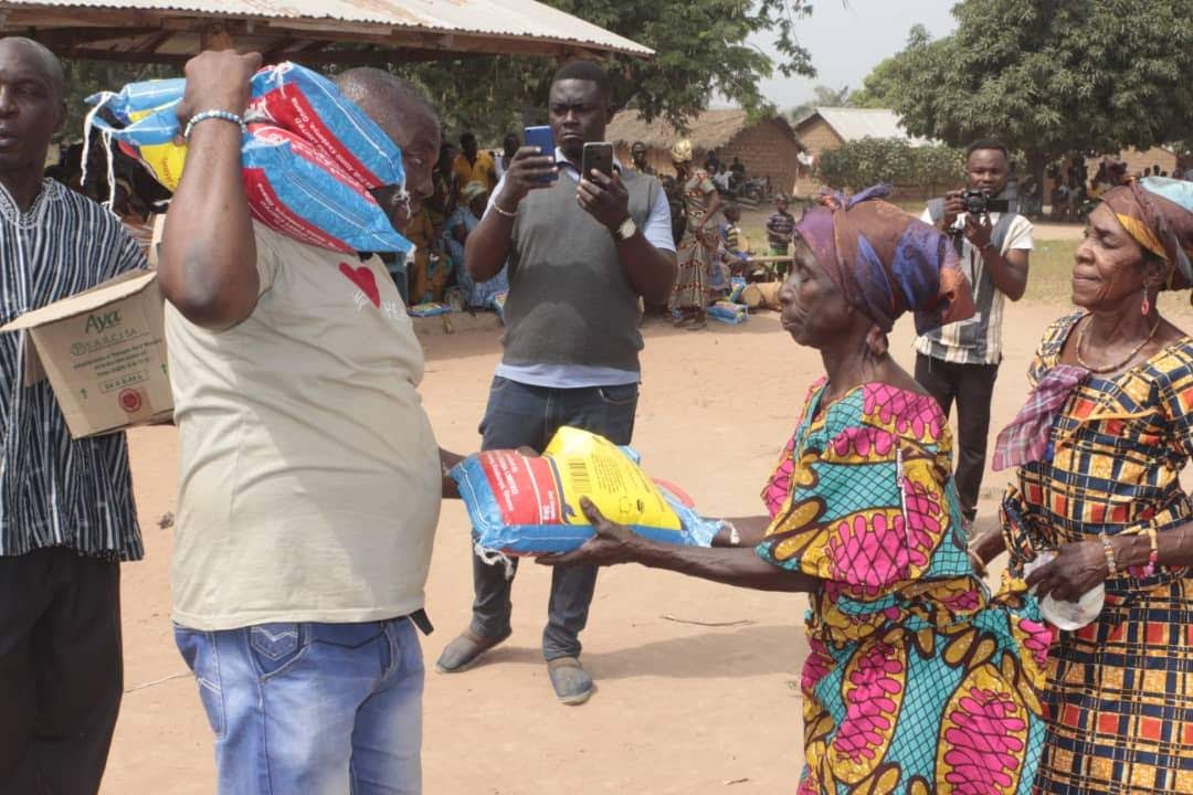 Pastor Evelyn Joshua and SCOAN reach out to Widows, Others in Krachi Nchumuru