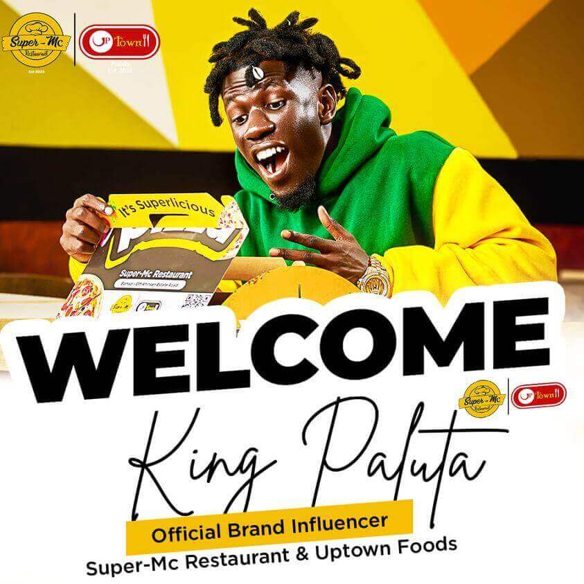 King Paluta Signs First Ambassadorial with Super Mc Restaurant and Uptown Foods