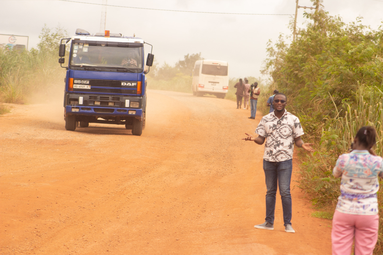 Kofi Job Construction abandons Work on the Kenyasi-Hwediem Road after receiving GHC95.4 million payment