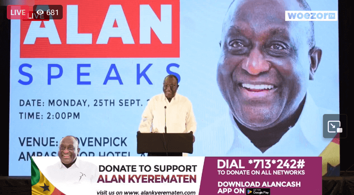 Alan Kyerematen announces bid to Contest in Election 2024 as an Independent Candidate