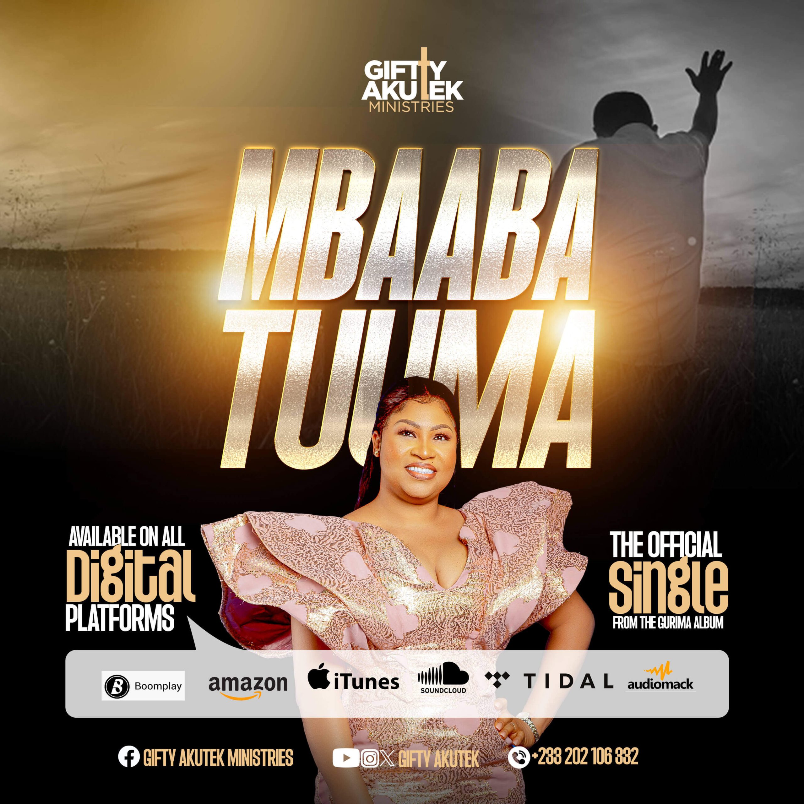 ''MBAABA TUMAA'' is Gospel Artiste Gifty Akutek Latest Single off her Gurimam Album