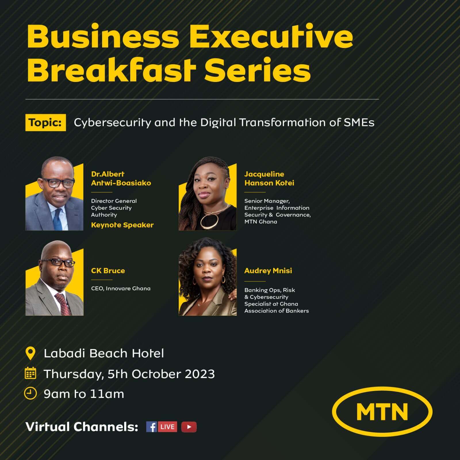 Seasoned IT Experts to Discuss Cybersecurity for SMEs as MTN Celebrates a Month - Long Awareness Campaign