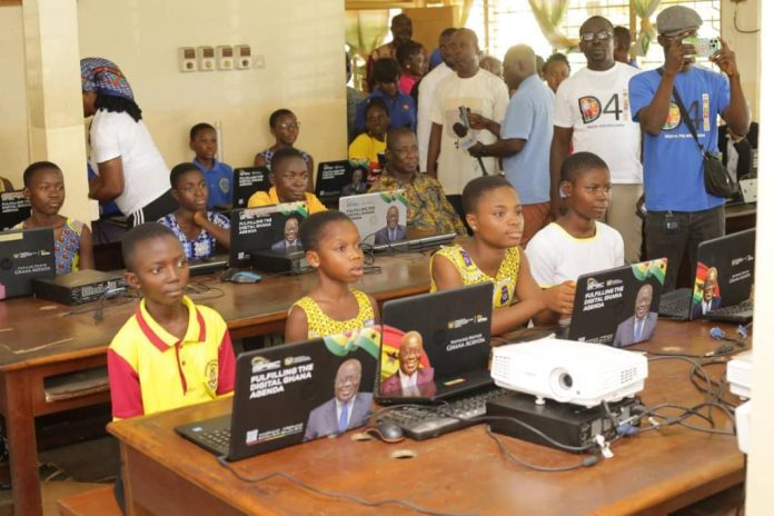 Communications Minister visit Girls-In-ICT Training Centres
