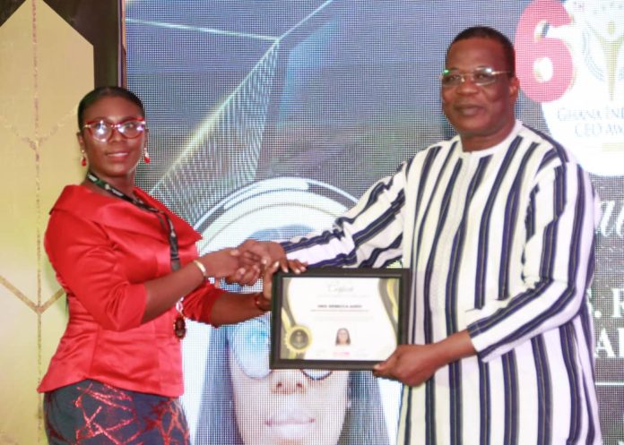 Mrs. Rebecca Addo Receives Ghana Most Respected CEO Award at the Ghana Industry Awards