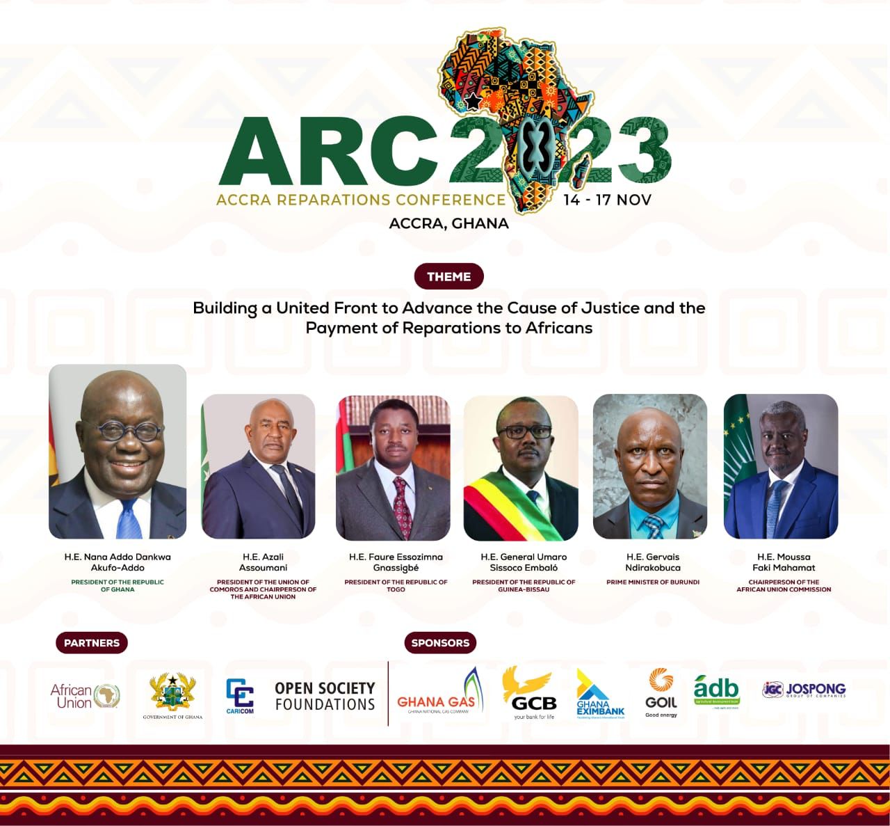 Prez Akufo-Addo set to host world leaders in Accra for a Reparation Conference