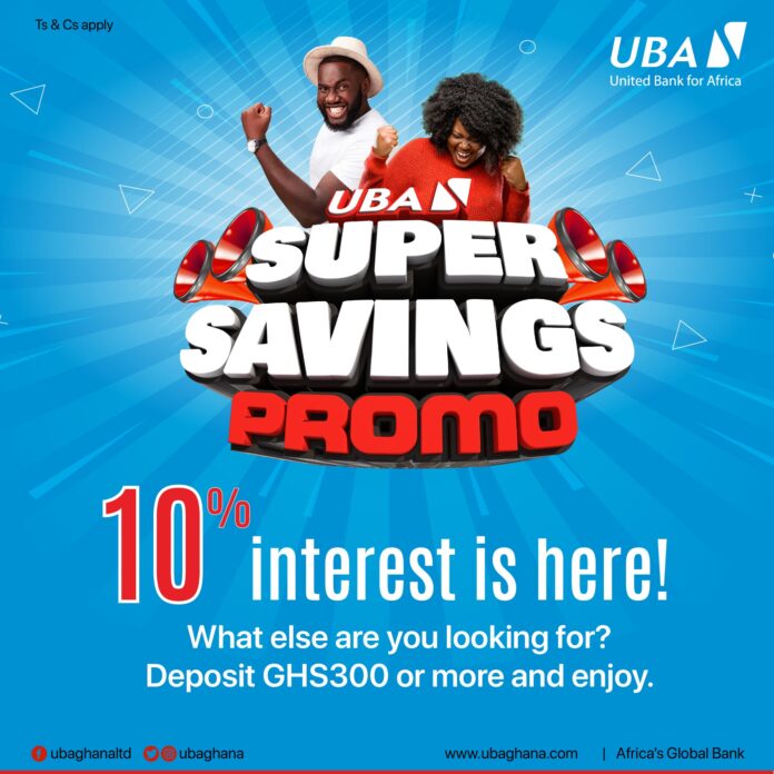 UBA Offers A Massive 10% Interest In Super Savings Promo—A Novel Initiative In The Industry