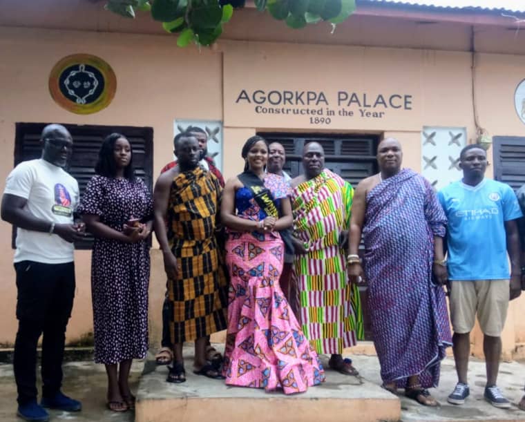 Winner of 2023 GMB Pays Courtesy Visit to Aflao Traditional Council