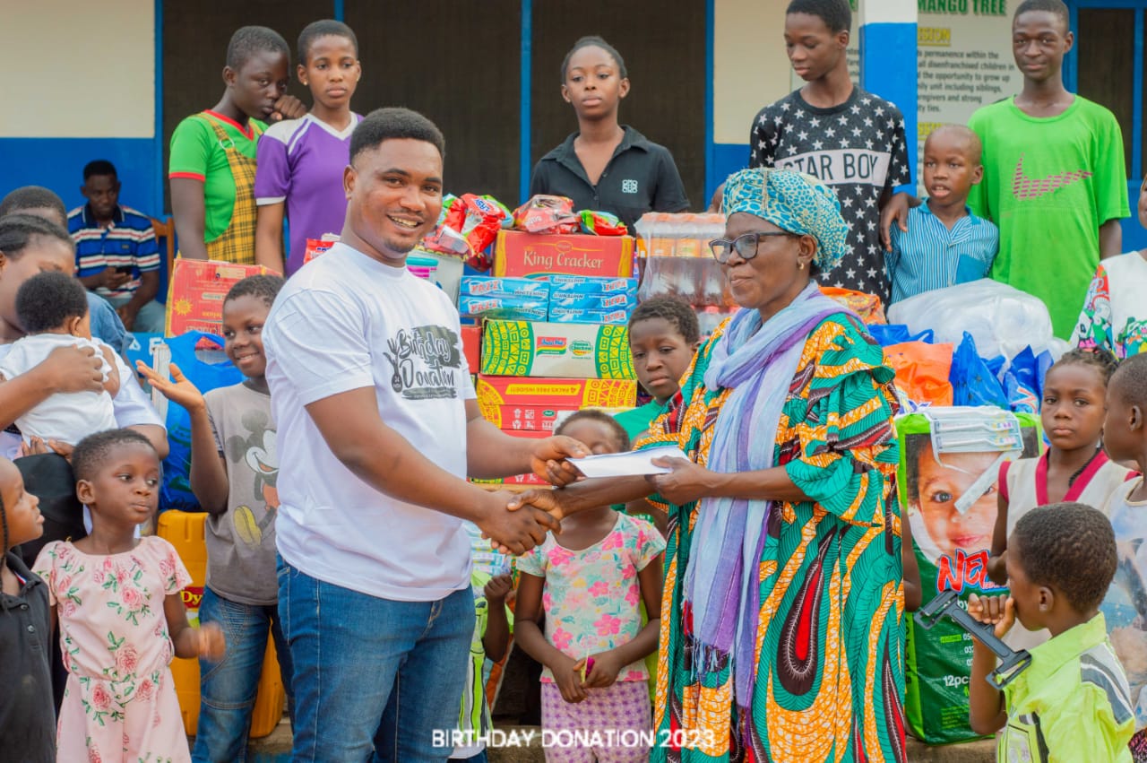 Young Medical Doctor donates to Orphans and Widows