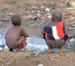 Close to half a million households in urban areas practice open defecation