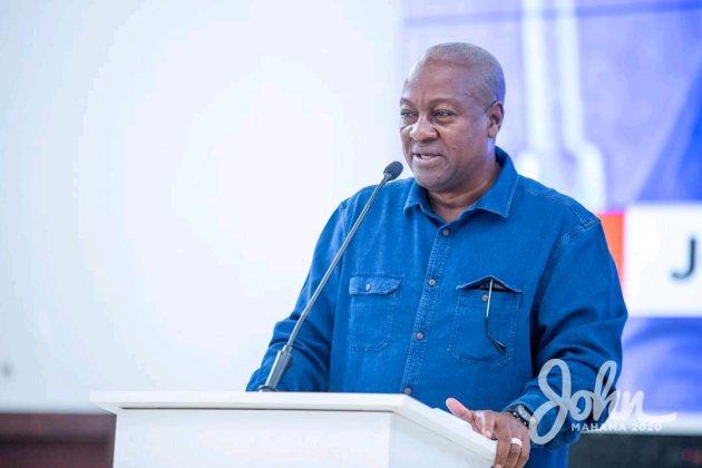 Every sector in Ghana collapsing under Akufo-Addo’s leadership, says Mahama