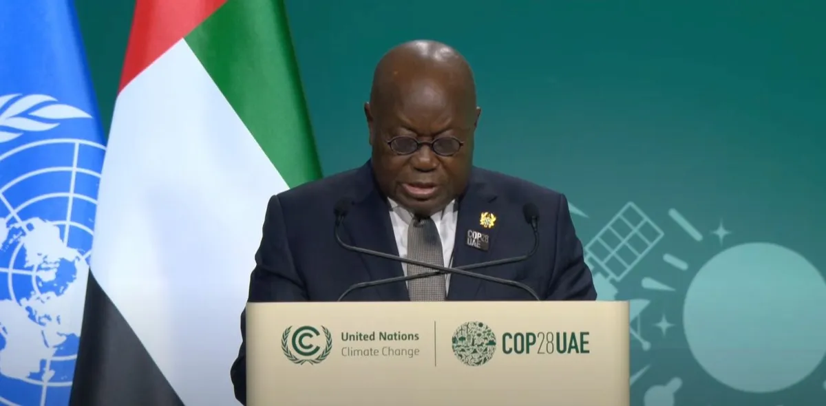 COP 28: President Akufo-Addo urges building of safety nets for developing world