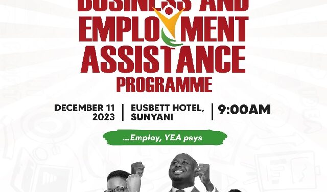 YEA set to launch its Business and Employment Assistance flagship programme
