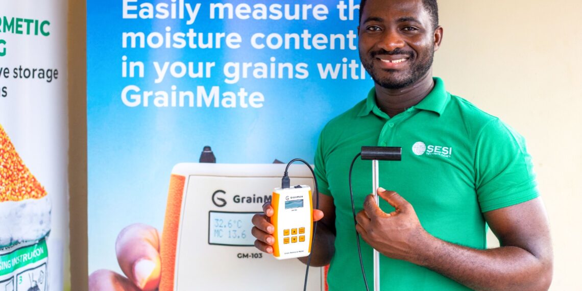 This young innovator’s moisture reader saves farmers from food losses; now he wants to scale to improve Africa’s food security