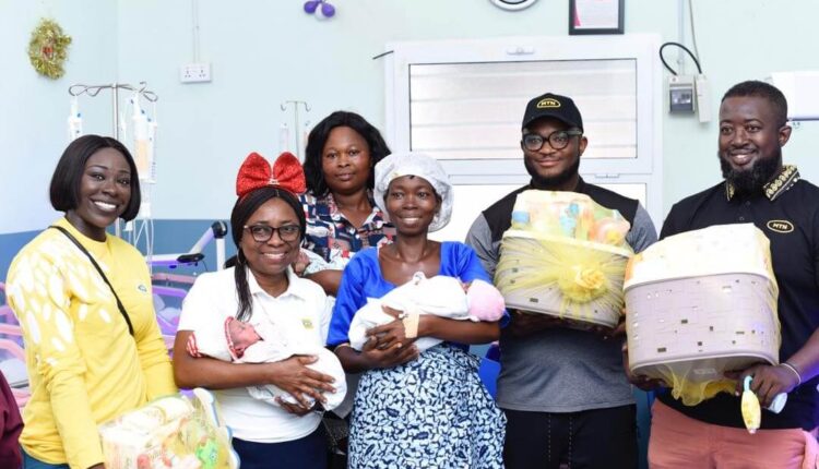 MTN Ghana Shows Love to Mothers of Newborn Babies with 500 Hampers on Boxing Day