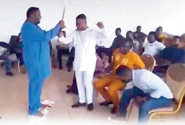 NDC Gurus Swear Blood Oath With Sword
