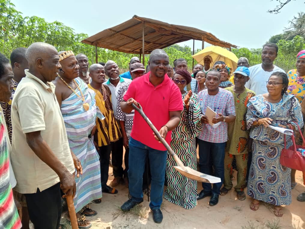 Ketu South MP, Pencils of Promise Cut Sod To Construct Classroom Block for Lente-Yame Basic School
