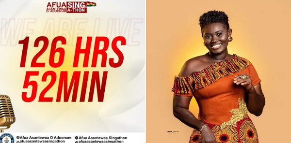 Afua Asantewaa finally submits sing-a-thon evidence to Guinness Book of Records