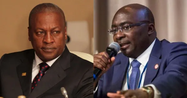 54% of voters trust Mahama to fix economy in new poll; 26% for Bawumia