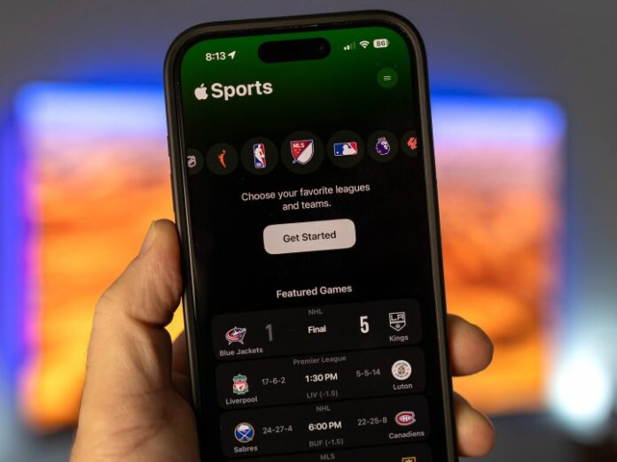 Apple launches its first sports app