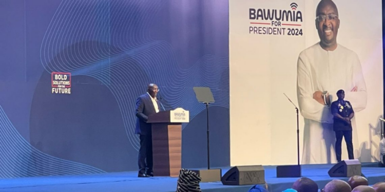 Bawumia promises to repeal E-levy if voted as President