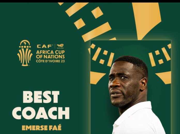 AFCON 2023: Ivory Coast gaffer Emerse Fae wins Best Coach Award