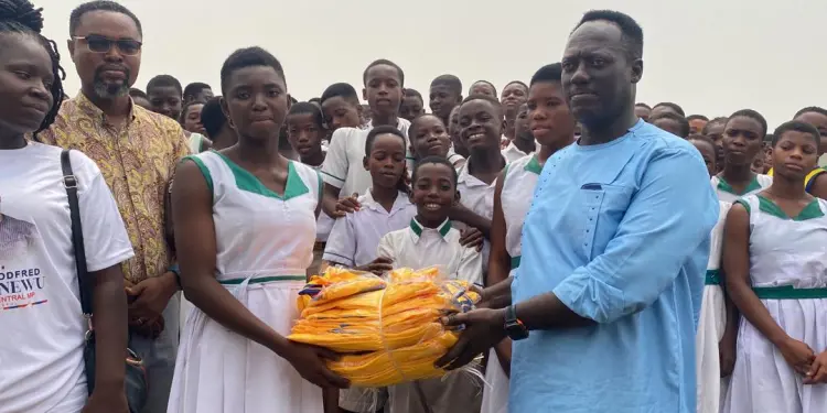 Parliamentary Candidate donates football jerseys to schools