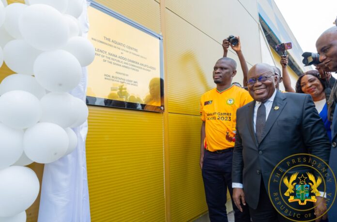 President Akufo-Addo Commissions Borteyman Sports Complex For 13th African Games
