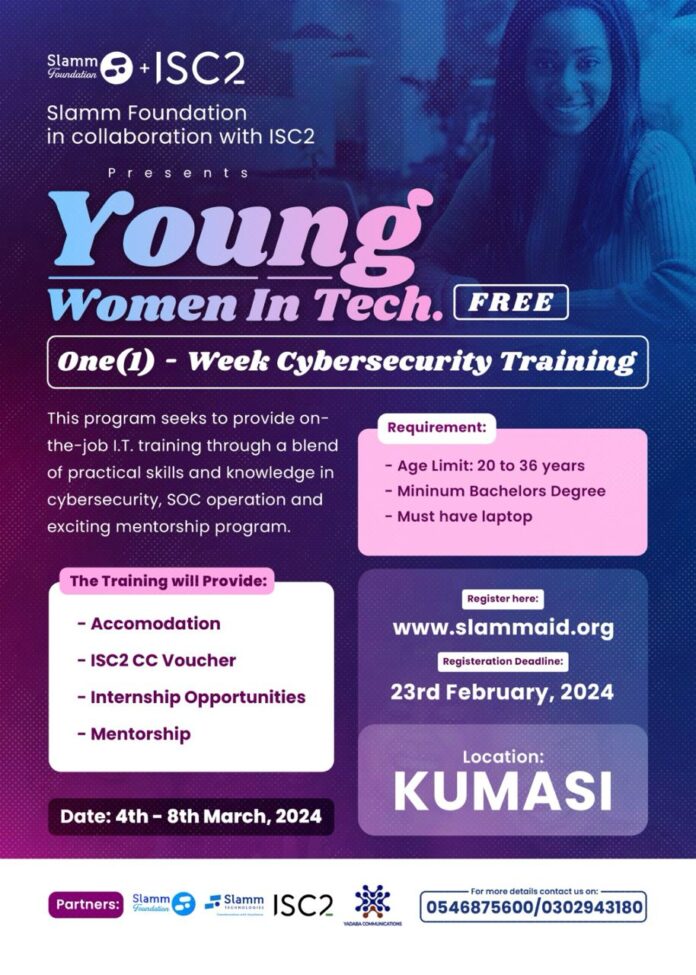 Slamm Foundation, ISC2 Set To Empower Women In Free Cyber Security Training To Mark IWD 24
