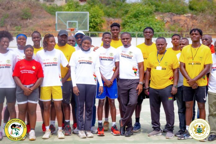 Sports Minister and Journalists Visit Camp Of Team Ghana Preparing For 13th African Games