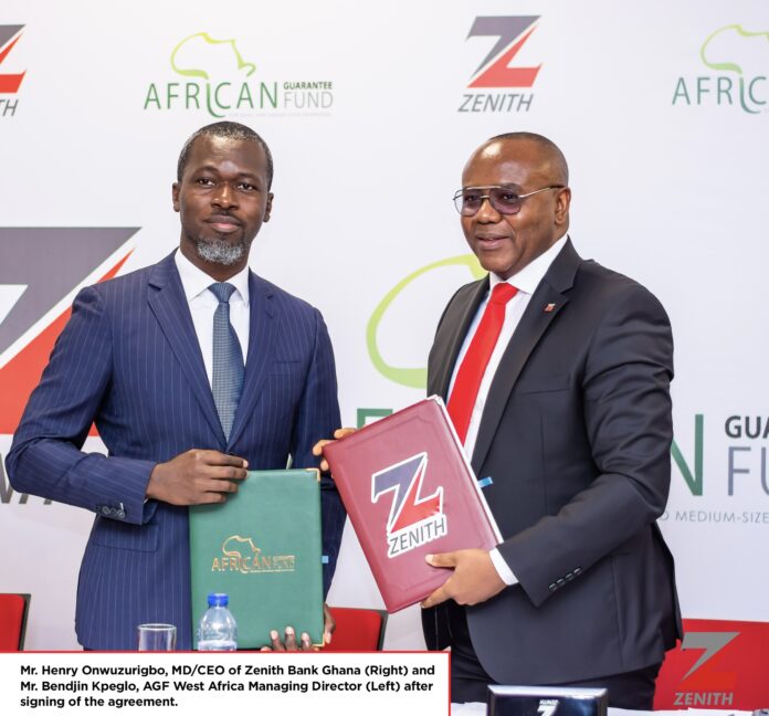 Zenith Bank, African Guarantee Fund partner to empower Ghanaian MSMEs