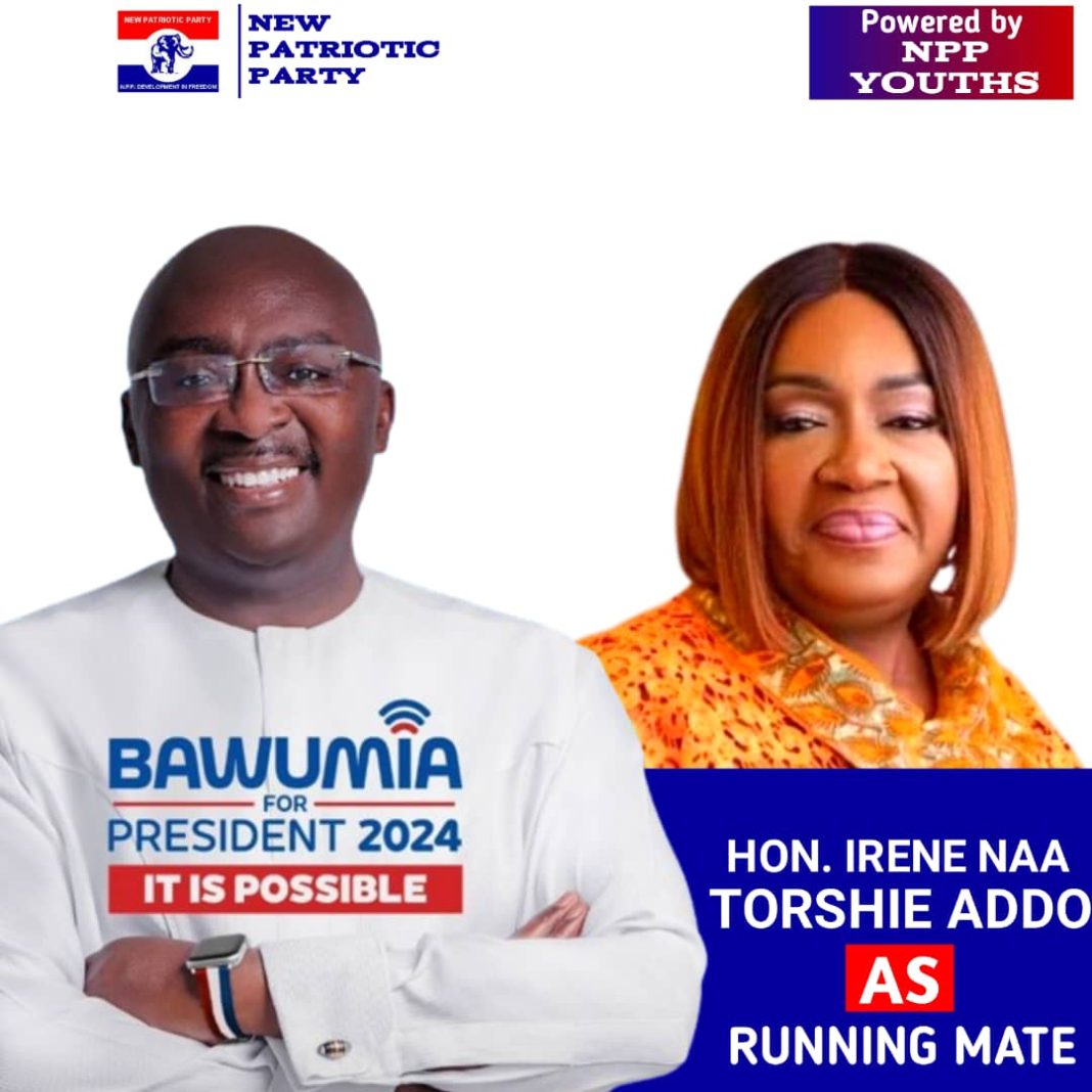 Chose Naa Torshie Addo as your running mate – Group to Bawumia