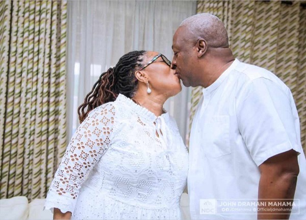 “Thank you for being the most amazing wife and partner” – Mahama pens heartfelt message to Lordina on her birthday