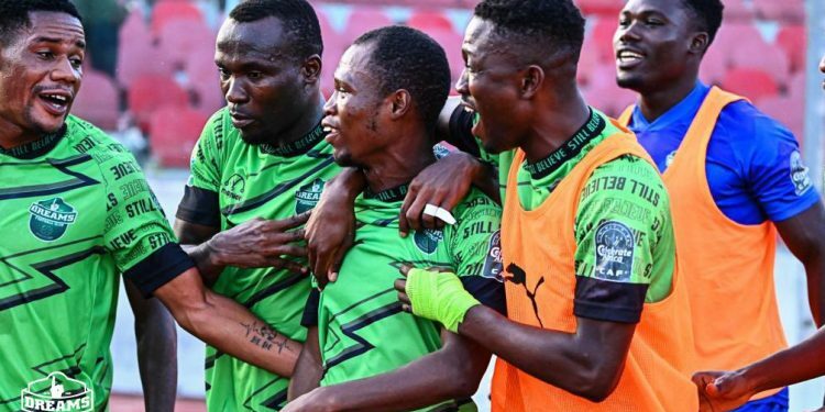 CAF CONFED CUP: Dreams secure historic semi-final berth for the first time in club’s history