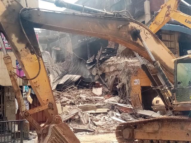 Demolition Exercise: Areas in Kasoa Kwao Mensah Krom Community in Ruin