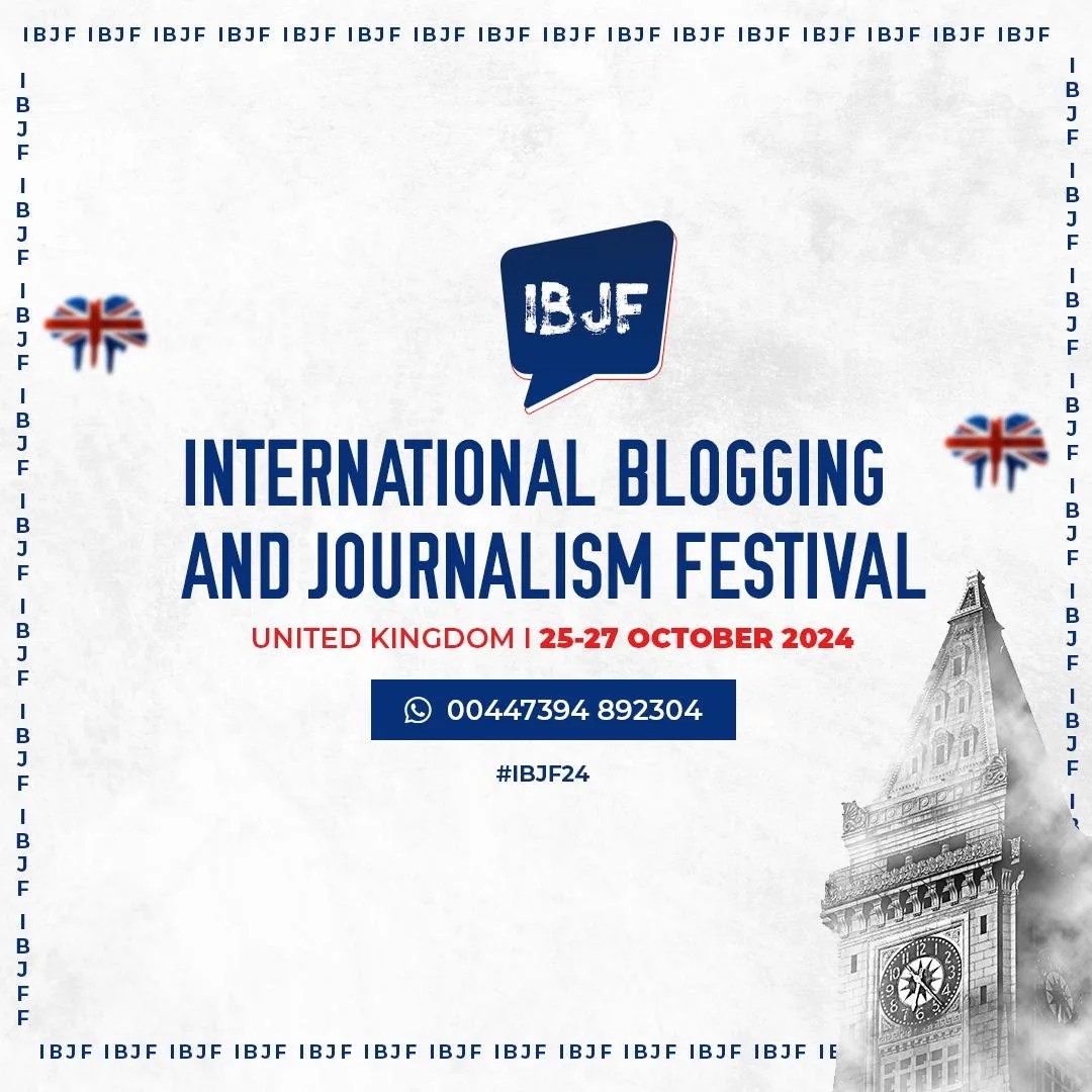 London to Host 2024 International Blogging and Journalism Festival