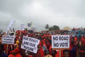 Techiman North: We still stand by our words; No road No vote convener voice out