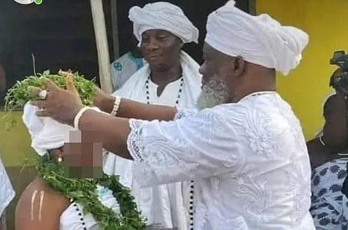 Alleged Child Marriage: Members of Nungua Traditional Council storm Coconut Grove Hotel to demand Naa Ayemoade