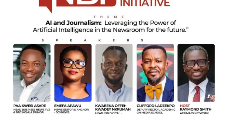 Emefa Apewu, Paa Kwesi Asare and Kwabena Offei-Kwadey Nkrumah to speak on the influence of AI in journalism