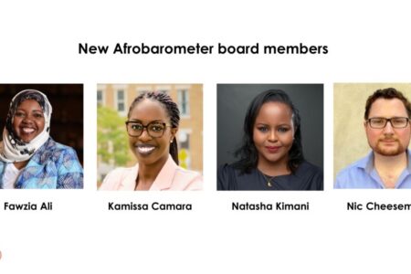 Afrobarometer gets Four new Board Members