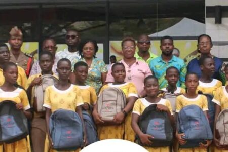 Junction Mall Donates Learning Materials to Basic Schools in Nungua Municipality