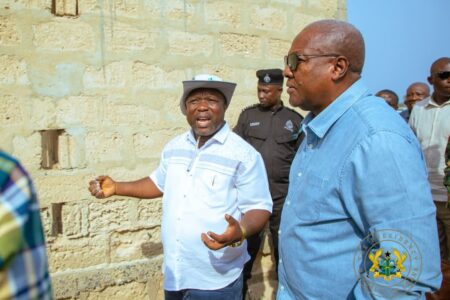 Mahama Tours Tidal Wave-Ravaged Communities, Pledges Immediate Action